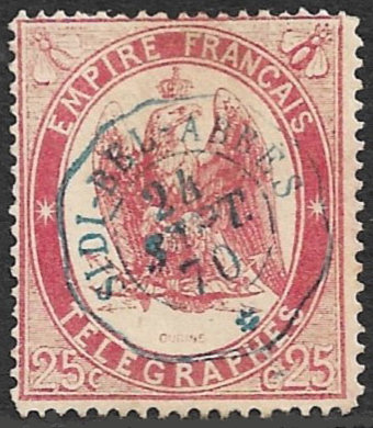 France-25c used in Setif