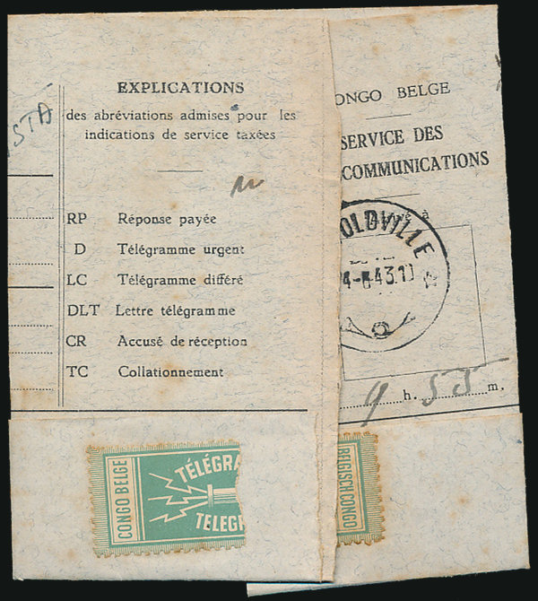 Congo form of 1943