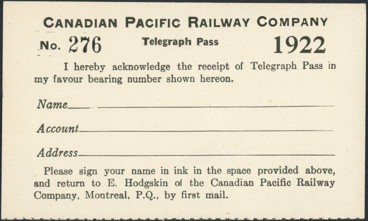 Canadian Pacific 1922 - 276