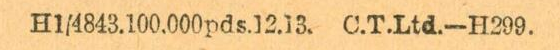 T27 Form - 1913 detail