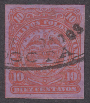Colombia 10c type II
