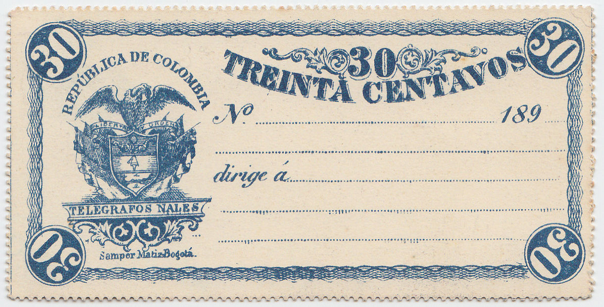 Type 2, Telegraph Coupon - 30c