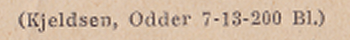 Hads-Ning Herreders Railway Telegram used 4/10/1914 - detail-left