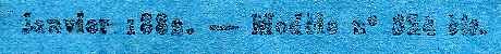 January 1882 Telegram - imprint
