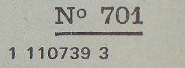 October 1973 Telegram - imprint