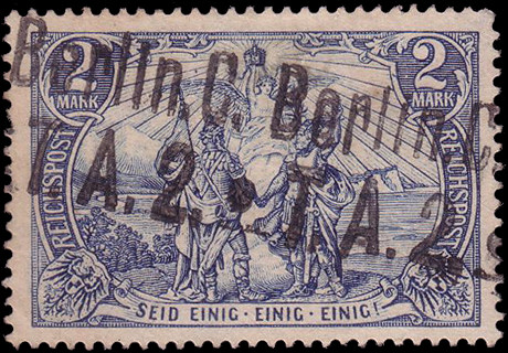 Telegraphic use of postage stamps