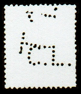 Spain T.1. with C.L. perfins