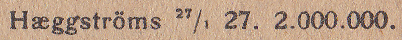 Sweden Telegram used 1 February 1928 - detail 2