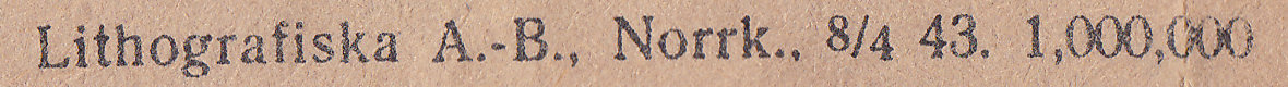 Sweden Telegram used 8 April 1936 - detail 2