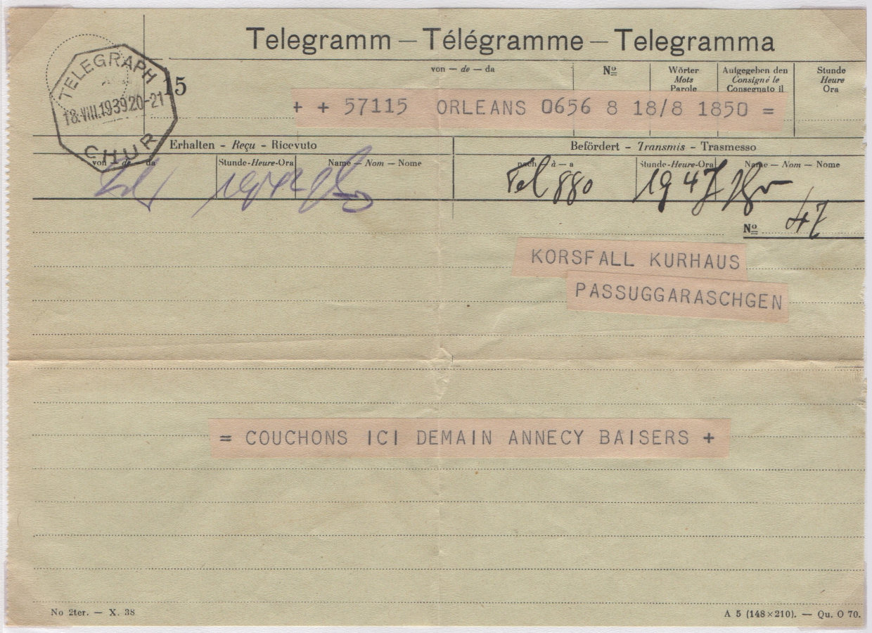 1939 telegram