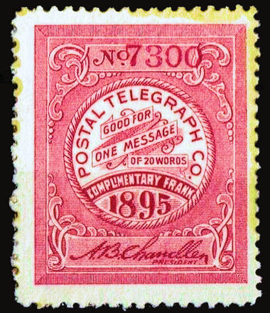 USA Postal Tel-Cable 1895 Frank - RH18 - 7300