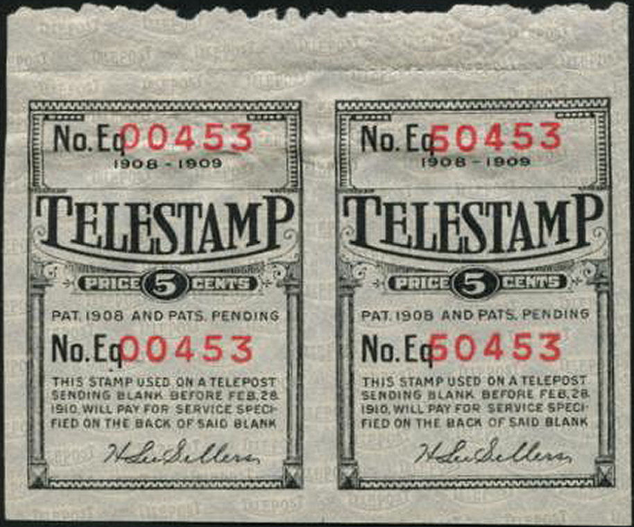 Telepost Co. 5c Eq pair