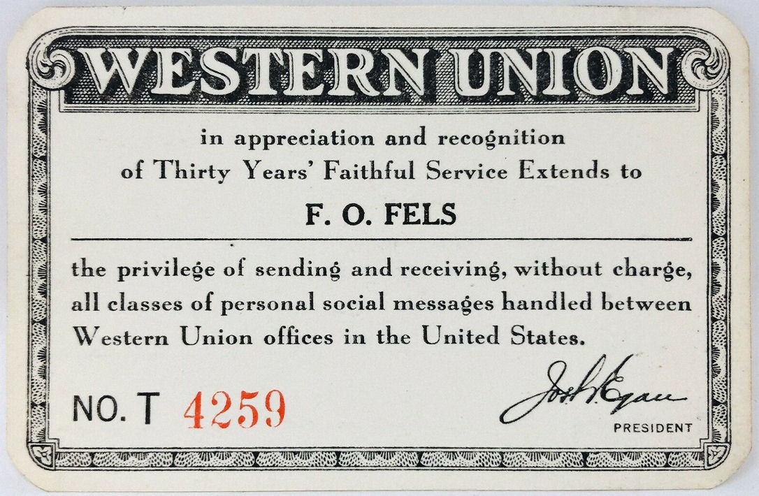 WU Long Service Frank