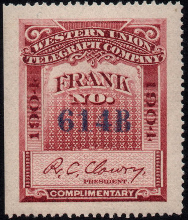 Western Union 1904 RH40b - B
