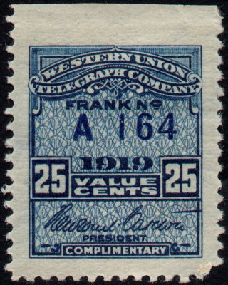 Western Union 1919, RH61 - A
