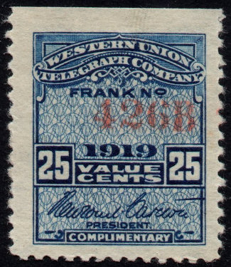 Western Union 1919, RH61a - B