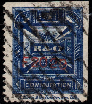 USA B&O H17, 5c code F