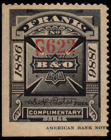 USA B&O Frank 1886