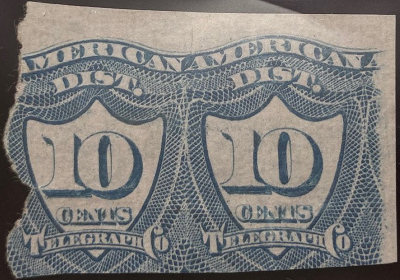 American District 10c blue
