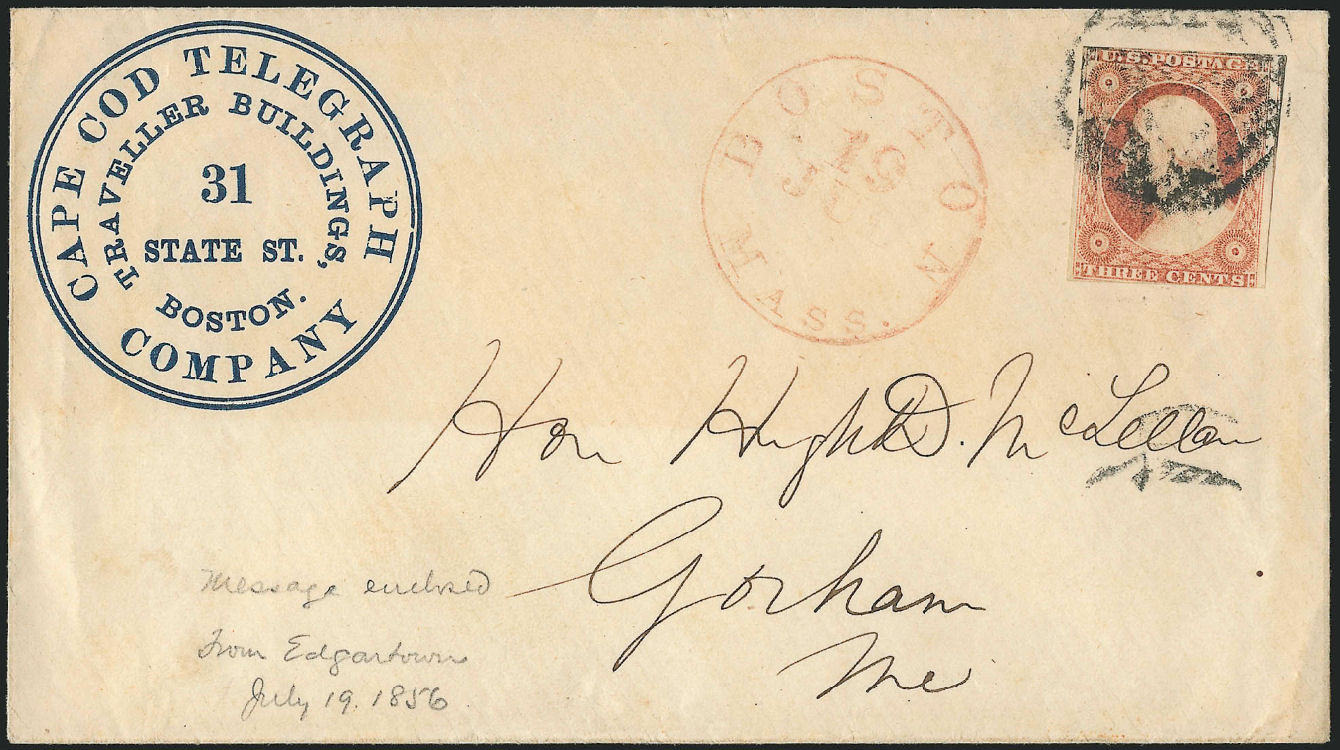 California State envelope and enclosure