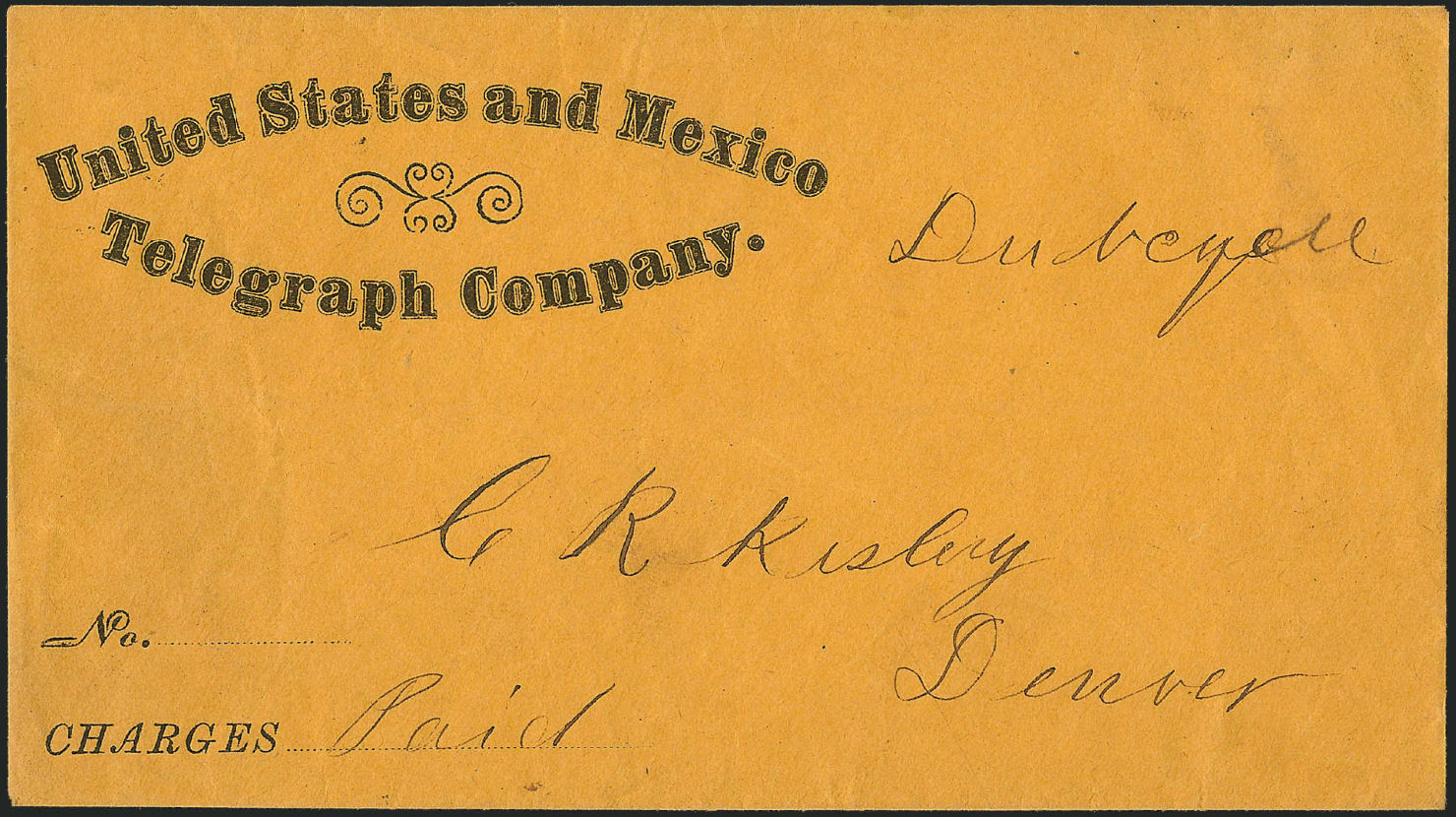 U.S.  & Mexico Telegraph 