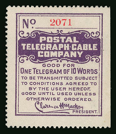 Wilson Born Collection lot 1101