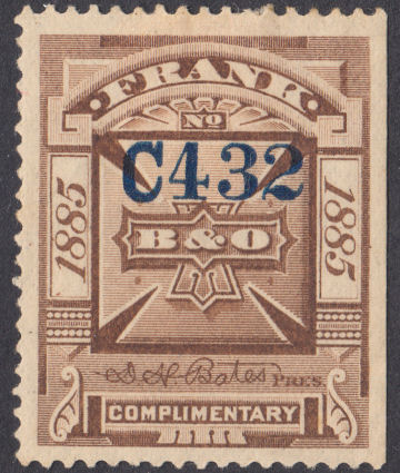 USA B&O Frank 1885