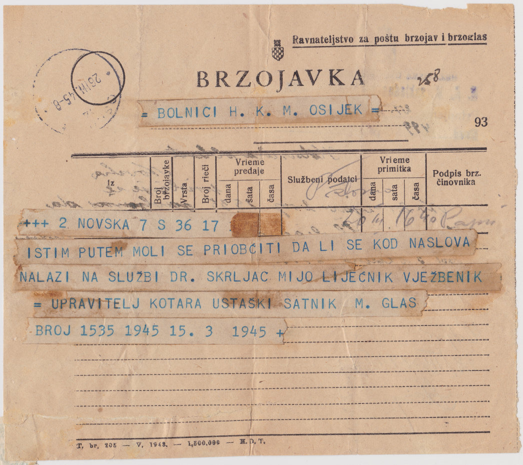 205 May 1943 imprint.