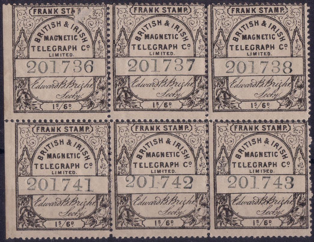 British & Irish 1s6d block