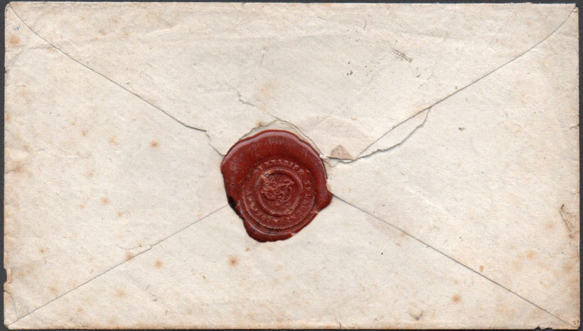 British & Irish Envelope - back