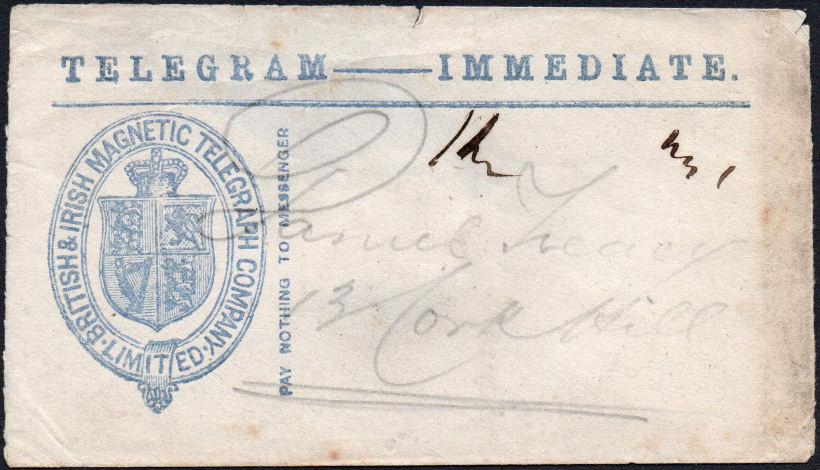 B & I Envelope B - front