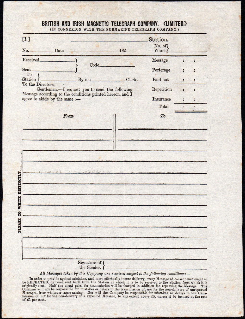 British & Irish Stationery - F1 185_