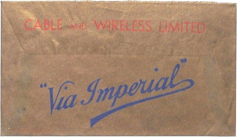 C&W Telegram, gold - back