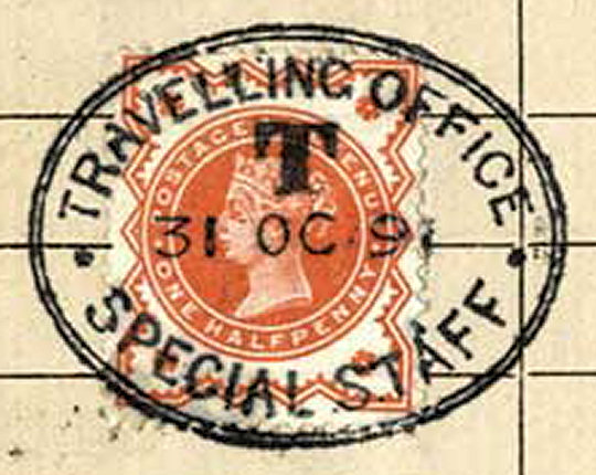Travelling Office / Special Staff 1891