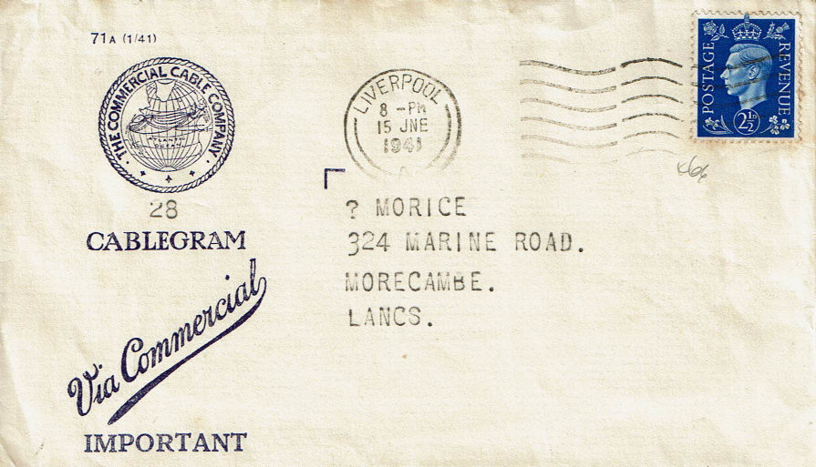 Form 71A (1/41) - front