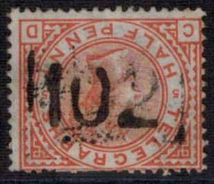Post Office Telegraph halfpenny