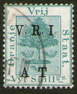 Orange Free State Telegraph 5s