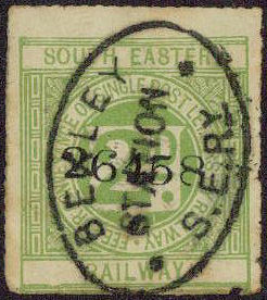 South Eastern Railway 2d.