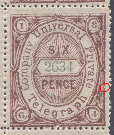 6d stamp 26, black