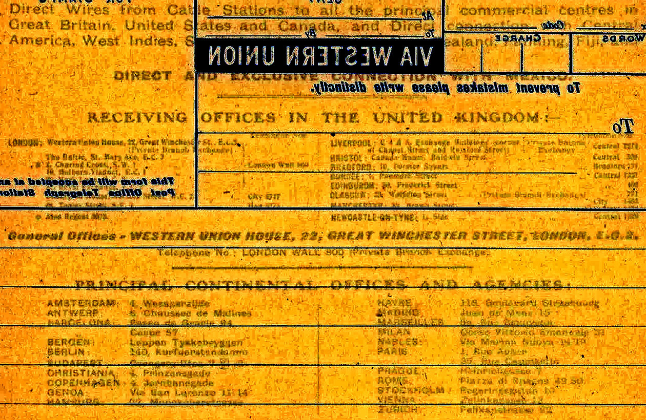 Western Union - back