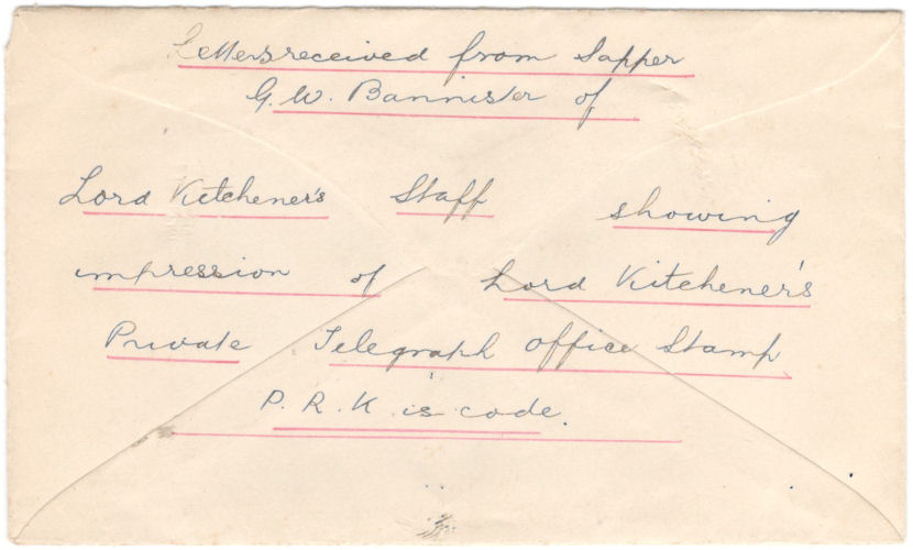 Kitchener's Private Code - b