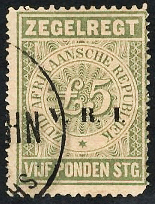 ZAR Zegelregt &pound;5