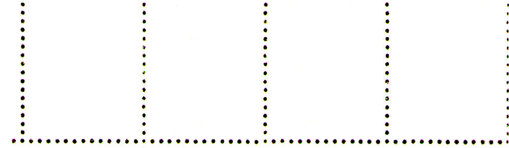 Comb-Perf pin-pattern